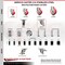 Service Caster 3 Inch 316SS Red Polyurethane Swivel 1 Inch Expanding Stem Caster Set SCC SCC-SS316EX20S314-PPUB-RED-1-4 - alternate 3